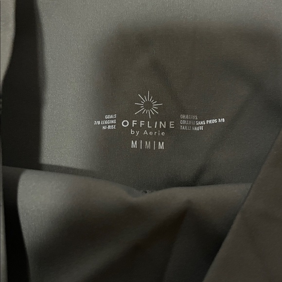 Aerie OFFLINE Gray 7/8 Leggings - Picture 4 of 6